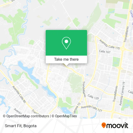 Mapa de Smart Fit