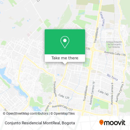 Conjunto Residencial MontReal map