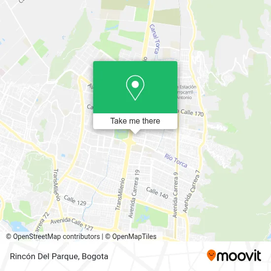 Rincón Del Parque map