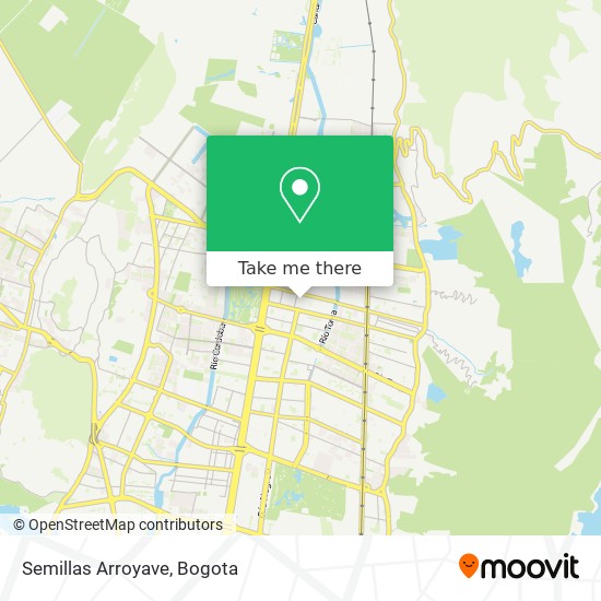 Semillas Arroyave map