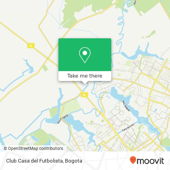 Club Casa del Futbolista map