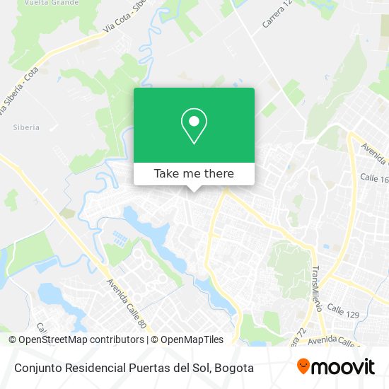 Conjunto Residencial Puertas del Sol map