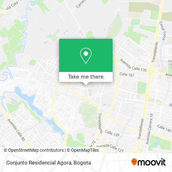 Mapa de Conjunto Residencial Agora