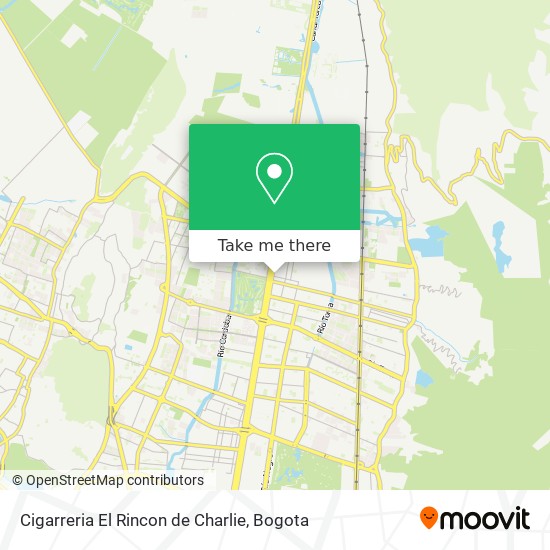 Cigarreria El Rincon de Charlie map