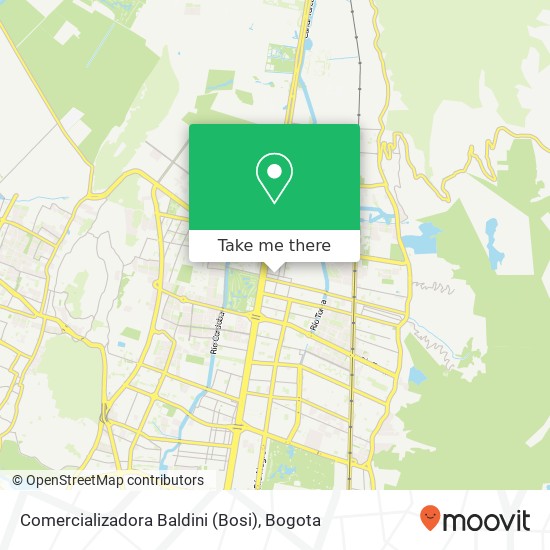 Mapa de Comercializadora Baldini (Bosi)