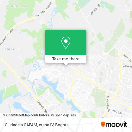 Ciudadela CAFAM, etapa IV map