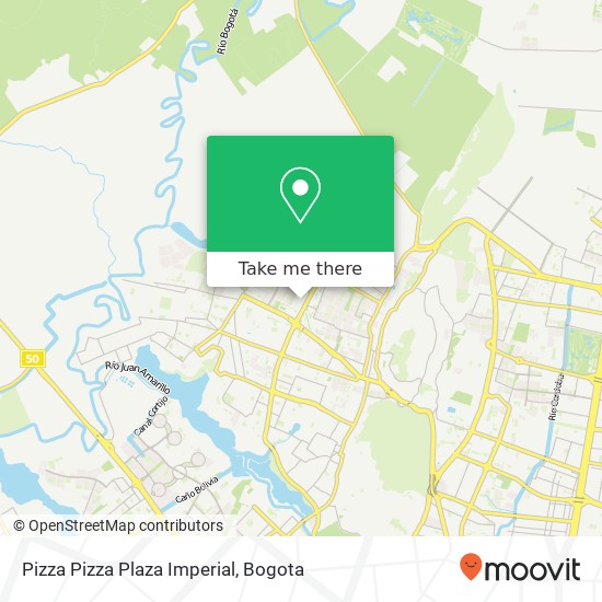 Pizza Pizza Plaza Imperial map