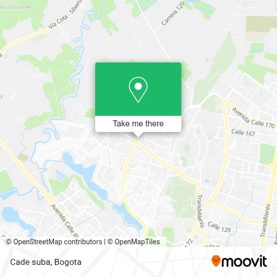 Cade suba map