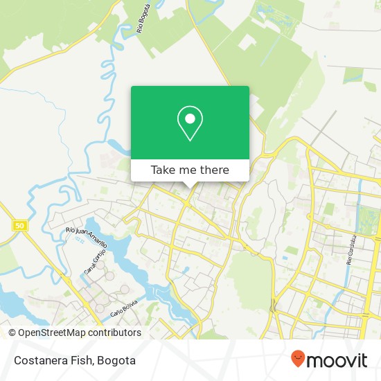 Mapa de Costanera Fish