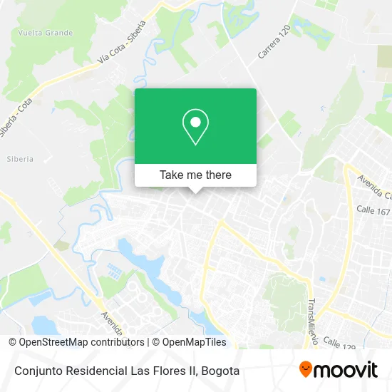 Conjunto Residencial Las Flores II map