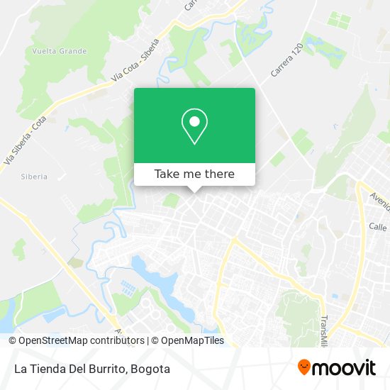 La Tienda Del Burrito map