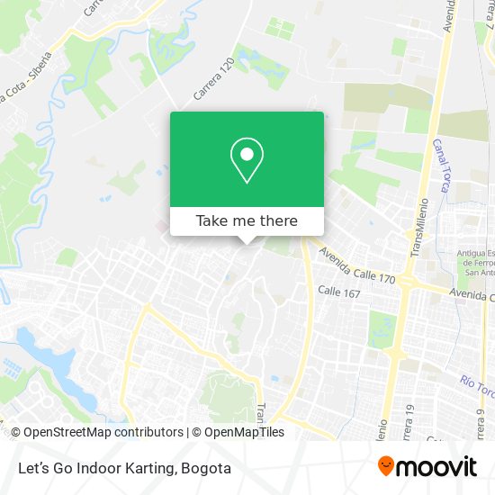 Mapa de Let’s Go Indoor Karting