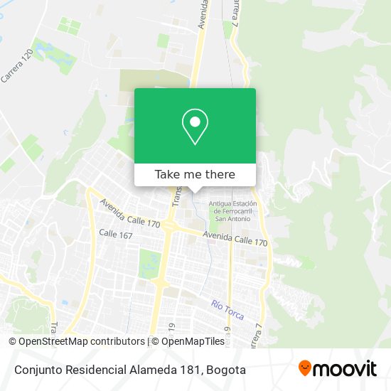 Conjunto Residencial Alameda 181 map