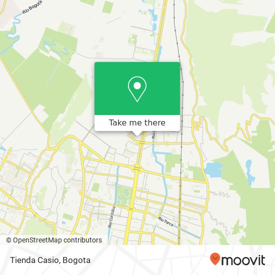 Tienda Casio map