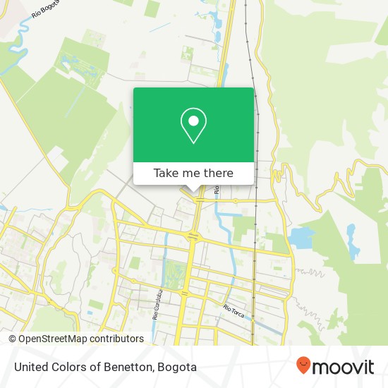 United Colors of Benetton map