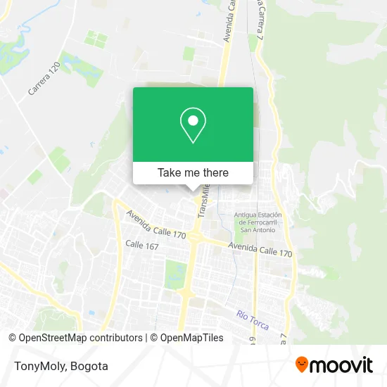 TonyMoly map