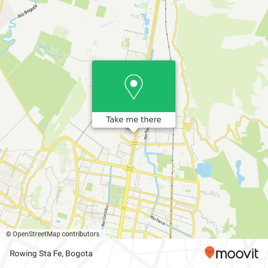 Rowing Sta Fe map