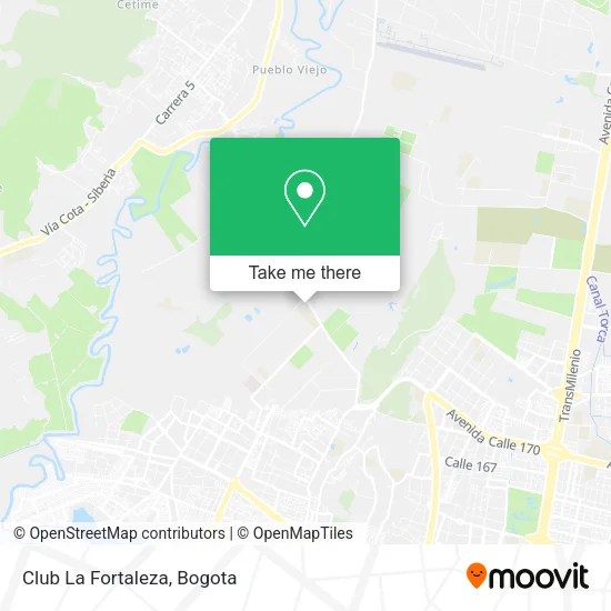 Club La Fortaleza map