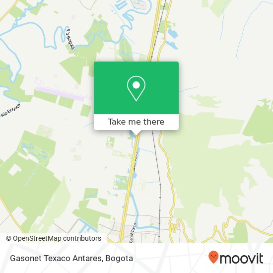 Gasonet Texaco Antares map