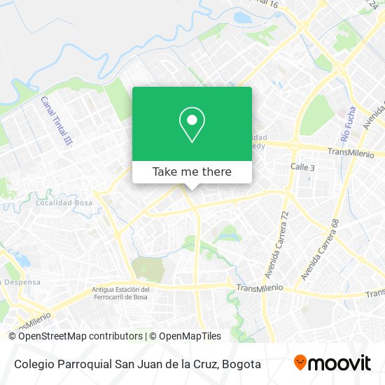 Colegio Parroquial San Juan de la Cruz map