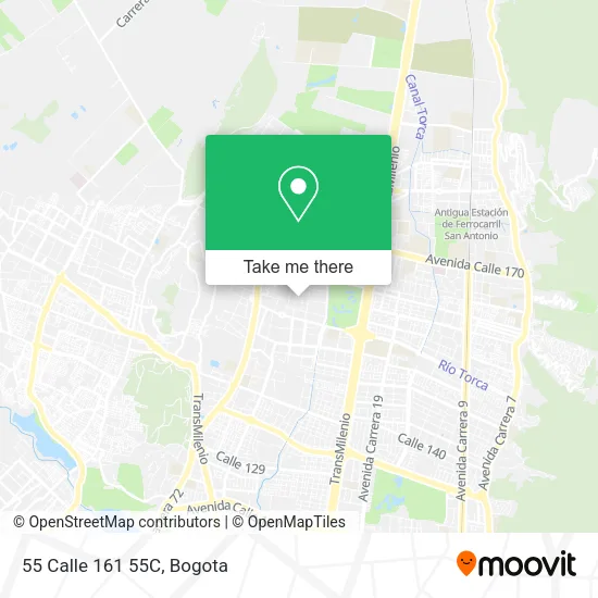 55 Calle 161 55C map