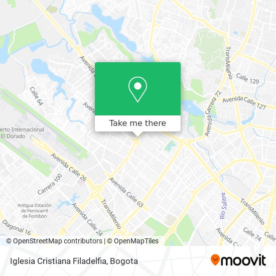 Iglesia Cristiana Filadelfia map