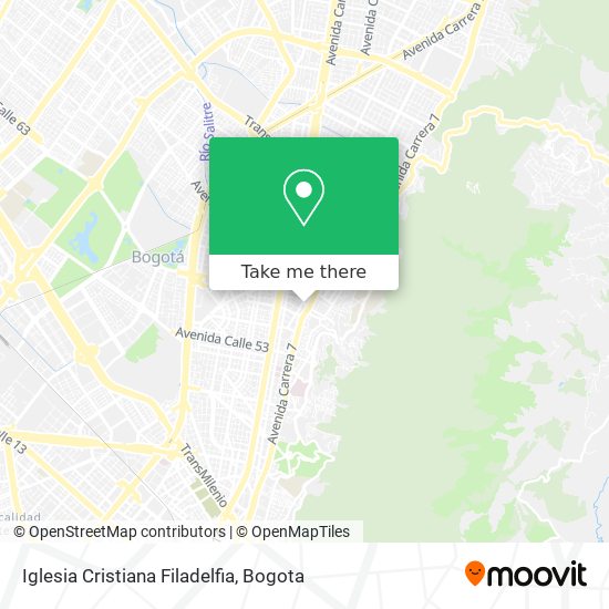 Iglesia Cristiana Filadelfia map