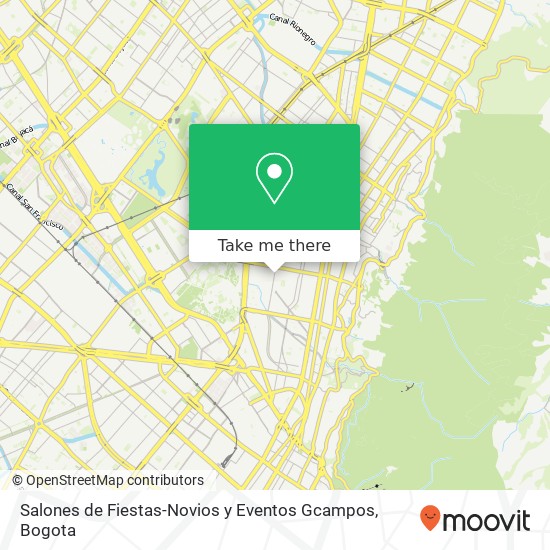 Mapa de Salones de Fiestas-Novios y Eventos Gcampos