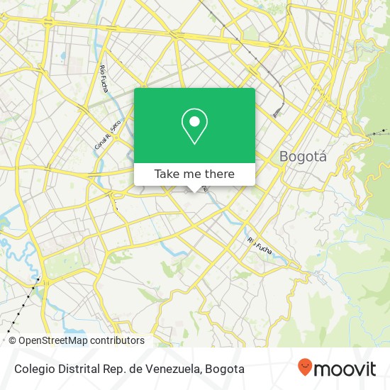 Colegio Distrital Rep. de Venezuela map