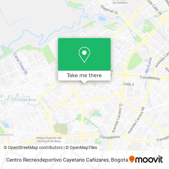 Centro Recreodeportivo Cayetano Cañizares map