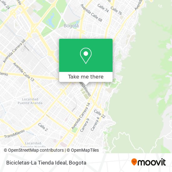 Bicicletas-La Tienda Ideal map