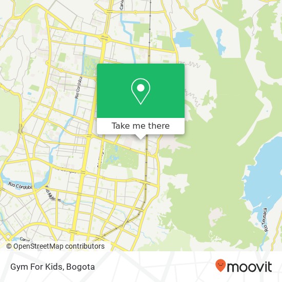 Gym For Kids map