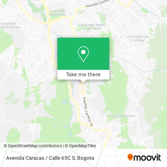Avenida Caracas / Calle 65C S map