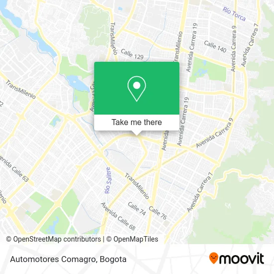 Automotores Comagro map