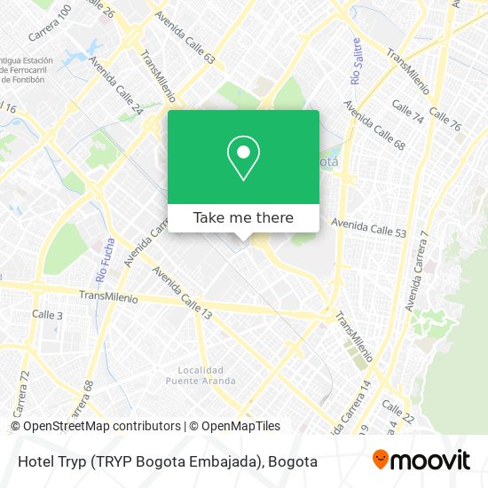 Hotel Tryp (TRYP Bogota Embajada) map