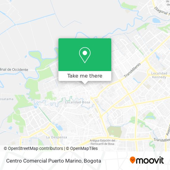 Mapa de Centro Comercial Puerto Marino