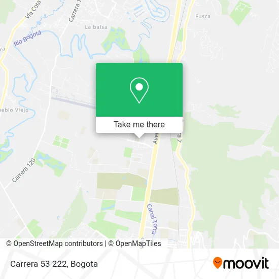 Carrera 53 222 map