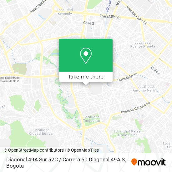 Diagonal 49A Sur 52C / Carrera 50 Diagonal 49A S map