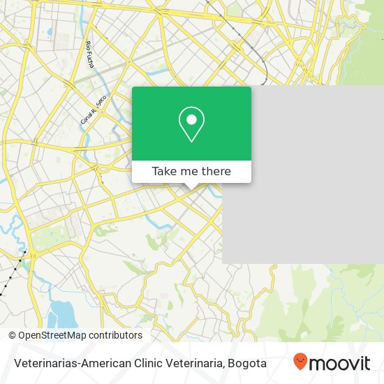 Veterinarias-American Clinic Veterinaria map