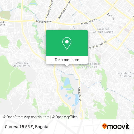 Carrera 15 55 S map