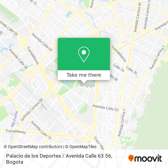 Palacio de los Deportes / Avenida Calle 63 56 map