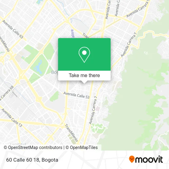 60 Calle 60 18 map