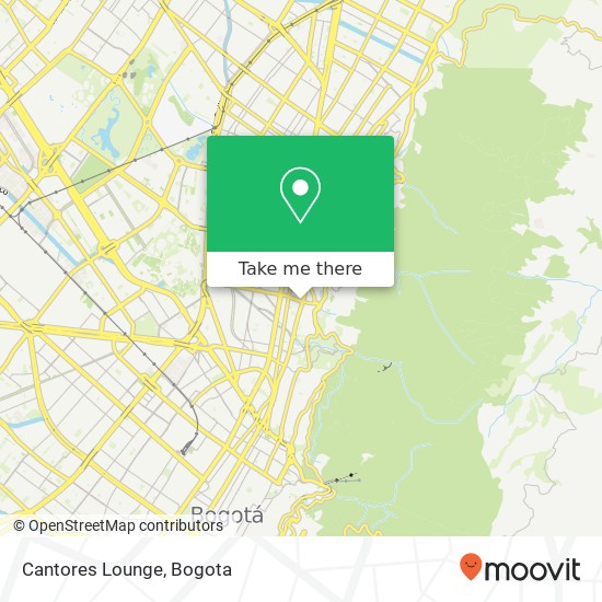 Cantores Lounge map