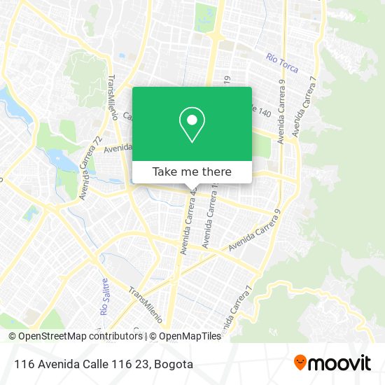 Mapa de 116 Avenida Calle 116 23