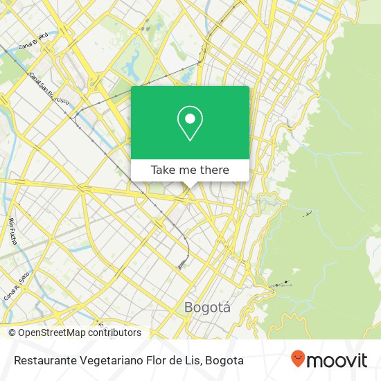 Restaurante Vegetariano Flor de Lis map