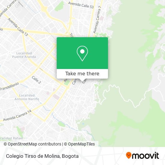 Colegio Tirso de Molina map