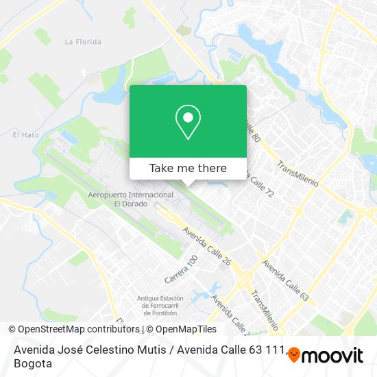 Avenida José Celestino Mutis / Avenida Calle 63 111 map
