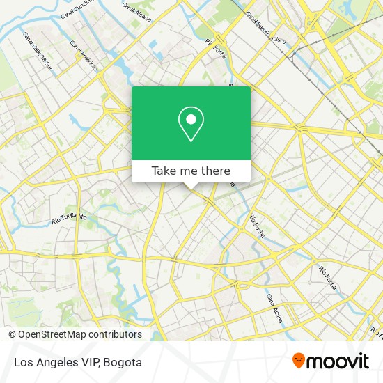Los Angeles VIP map