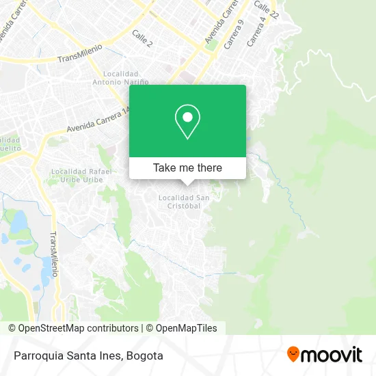 Parroquia Santa Ines map