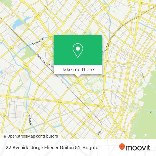 22 Avenida Jorge Eliecer Gaitan 51 map